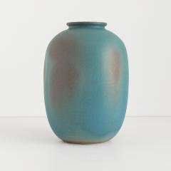 Bo Scullman BO SCULLMAN VASE IN MUTED TURQUOISE AND VIOLET - 1631555