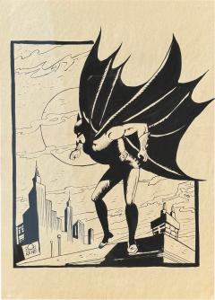 Bob Kane Bob Kane Museum of Modern Art Batman Lithograph Print - 4332598