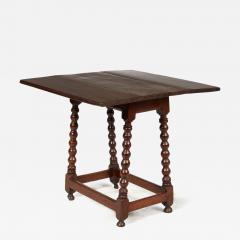 Bobbin Turned Drop Side Table - 4445434