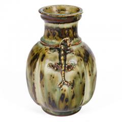 Bode Willumsen Bode Willumsen for Royal Copenhagen Stoneware Vase with Gargoyles Denmark - 927526