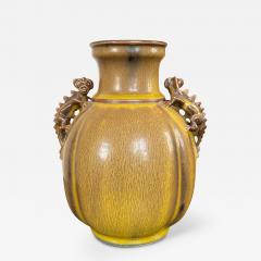 Bode Willumsen Vase with Chamaeleon Handles by Bode Willumsen for Royal Copenhagen - 3755491