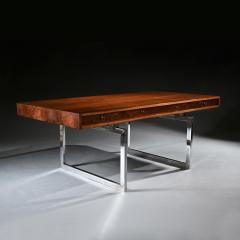 Bodil Kjaer BODIL KJAER ROSEWOOD WRITING DESK E PEDERSEN SON DENMARK MID 20TH CENTURY - 2399258