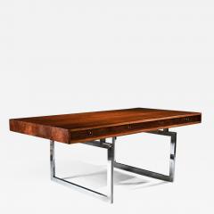 Bodil Kjaer BODIL KJAER ROSEWOOD WRITING DESK E PEDERSEN SON DENMARK MID 20TH CENTURY - 2402202