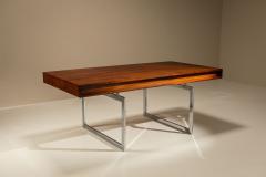Bodil Kjaer Bodil Kjaer Desk in Rosewood and Chrome Denmark 1960s - 4617914