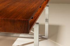 Bodil Kjaer Bodil Kjaer Desk in Rosewood and Chrome Denmark 1960s - 4617916