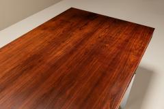 Bodil Kjaer Bodil Kjaer Desk in Rosewood and Chrome Denmark 1960s - 4617917