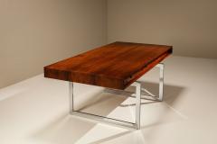 Bodil Kjaer Bodil Kjaer Desk in Rosewood and Chrome Denmark 1960s - 4617919