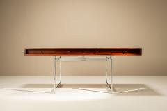 Bodil Kjaer Bodil Kjaer Desk in Rosewood and Chrome Denmark 1960s - 4617923
