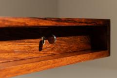 Bodil Kjaer Bodil Kjaer Desk in Rosewood and Chrome Denmark 1960s - 4617946