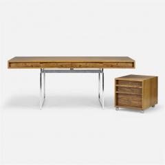 Bodil Kjaer Bodil Kjaer Rosewood Desk with Cabinet for E Pedersen Son - 2469592