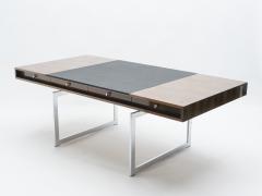 Bodil Kjaer Unique Bodil Kjaer Rosewood chrome desk E Pedersen S n Denmark 1960s - 1336168