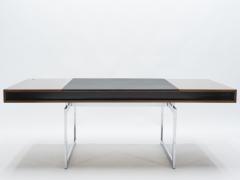 Bodil Kjaer Unique Bodil Kjaer Rosewood chrome desk E Pedersen S n Denmark 1960s - 1336181