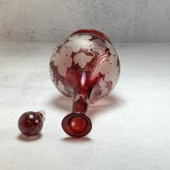 Bohemian Cranberry Glass Cruet - 3202045