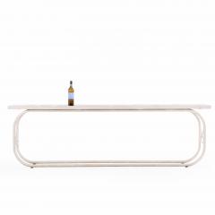 Bohemian Modern Ceramic Tile Sofa or Media Table Late 20th C  - 4641155