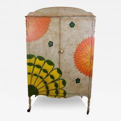 Boho Chic Hand painted Armoire or Wardrobe - 3202335