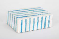 Bone Turquoise Stripe Box - 1819228