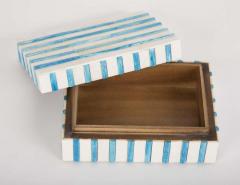 Bone Turquoise Stripe Box - 1819230