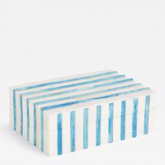 Bone Turquoise Stripe Box - 1819465