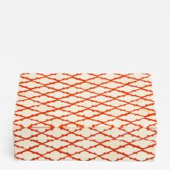 Bone and Coral Trellis Decorative Box - 971179