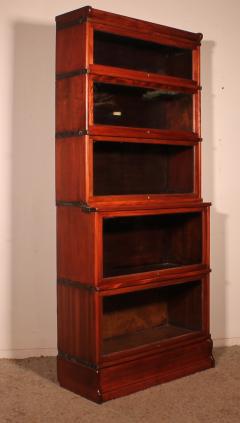 Bookcase Called Stacking Bookcase In Mahogany Of 5 Elements With Extension - 3965049