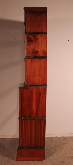 Bookcase Called Stacking Bookcase In Mahogany Of 5 Elements With Extension - 3965055