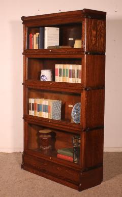 Bookcase Called Stacking Bookcase In Oak Of 4 Elements Of Globe Wernicke London - 3923373