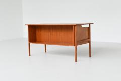 Boomerang shaped writing desk in teak IMHA Mobelfabrik Denmark 1960 - 3713593