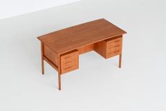 Boomerang shaped writing desk in teak IMHA Mobelfabrik Denmark 1960 - 3713594