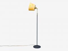 Bor ns Adjustable Floor Lamp Lacquered Metal Brass Sweden 1950s - 4814526