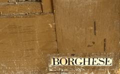 Borghese Italian Neoclassical Style Giltwood Mirror with Exuberant Crest - 4521608