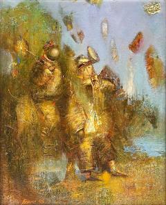 Boris Kostyanykov Original Oil on Canvas Painting by Artist Boris Kostyanykov Impressionist Style - 4508217