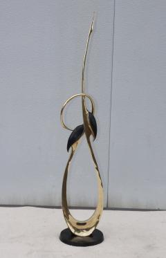 Boris Lovet Lorski Boris Lovet Lorski Attributed Cranes Solid Brass Sculpture - 4789542