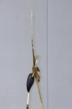 Boris Lovet Lorski Boris Lovet Lorski Attributed Cranes Solid Brass Sculpture - 4789543