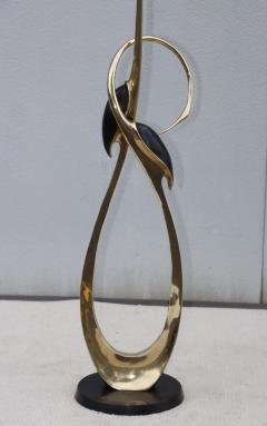 Boris Lovet Lorski Boris Lovet Lorski Attributed Cranes Solid Brass Sculpture - 4789548