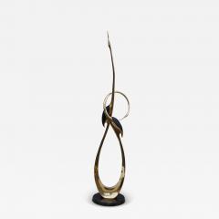 Boris Lovet Lorski Boris Lovet Lorski Attributed Cranes Solid Brass Sculpture - 4789729