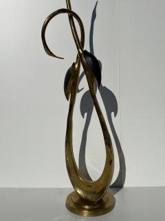 Boris Lovet Lorski Brass Cranes Sculpture by Boris Lovet Lorski - 2330647