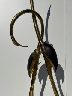 Boris Lovet Lorski Brass Cranes Sculpture by Boris Lovet Lorski - 2330648