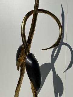 Boris Lovet Lorski Brass Cranes Sculpture by Boris Lovet Lorski - 2330649