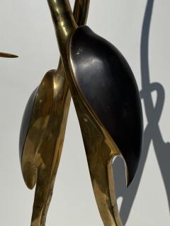 Boris Lovet Lorski Brass Cranes Sculpture by Boris Lovet Lorski - 2330652