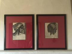 Boris Lovet Lorski Pair of Rare Signed Art Deco Lithographs by Boris Lovet Lorski - 923873