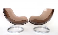 Boris Tabacoff Boris Tabacoff by Editions MMM Pair of French Sphere Lounge Chairs circa 1971 - 659266