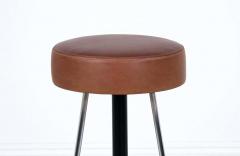 Borje Johanson Teak Chrome Bar Stools for Johanson Design - 2266160