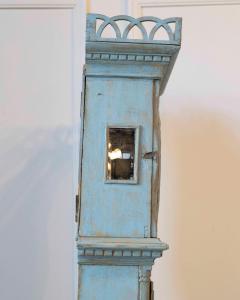 Bornholm Longcase Clock Painted Wood Early 19th Century - 4473865