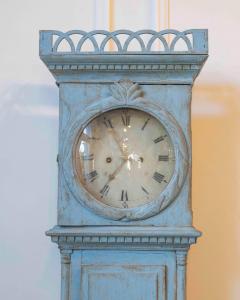 Bornholm Longcase Clock Painted Wood Early 19th Century - 4473932