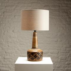 Bornholm Stent j S holm S holm Large Ceramic Table Lamp by Bornholm Stent j S holm Denmark 1960s - 2453743