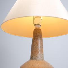 Bornholmsk Ceramic Pair of Large Stoneware Ceramic Table Lamps S holm Bornholm Denmark 1960 70s - 4384143