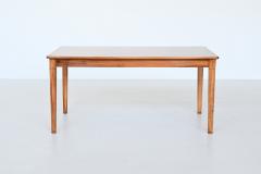 Bosteels Meubelen sculptural dining table in walnut Belgium 1960 - 3653202