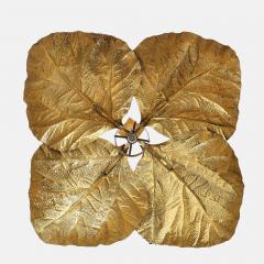 Bottega Gadda Rare Rabarbaro Four Leaf Brass Chandelier - 4453624