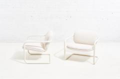 Boucle Postmodern Tubular Lounge Chairs 1970 - 2265709