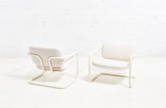 Boucle Postmodern Tubular Lounge Chairs 1970 - 2265714